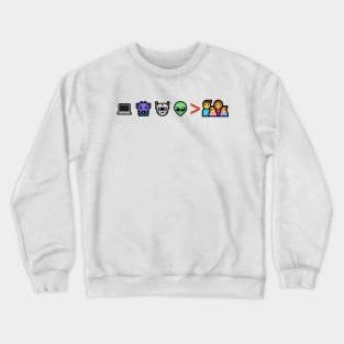 Tech before Humans Crewneck Sweatshirt